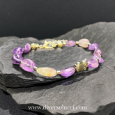 Purezza Ametist Taş Bileklik