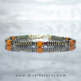 Venere Nera Hematit Taş Erkek Bileklik