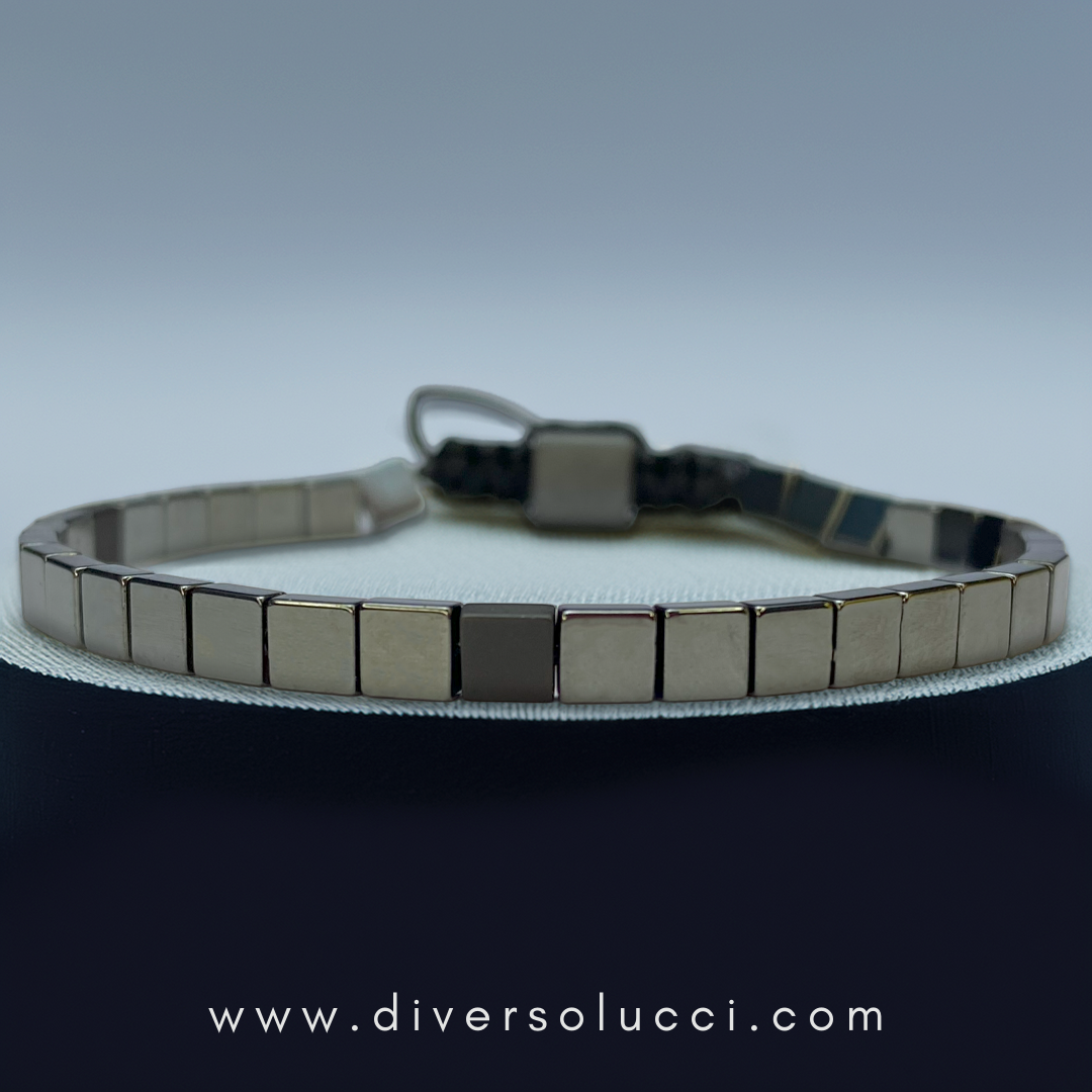 Robusto Hematit Taş Erkek Bileklik